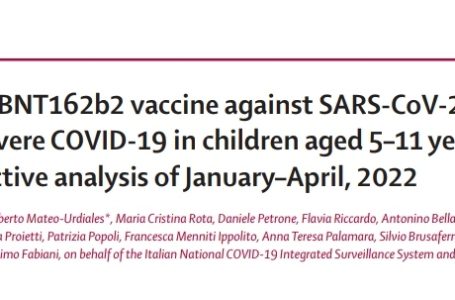 Cosa dice lo studio dell’ISS appena pubblicato su The Lancet che dimostra l’inefficacia delle inoculazioni per i bambini?