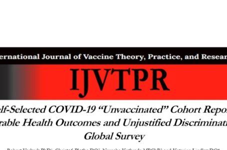Come se la passano i non vaccinati? Studio  sull’International Journal of Vaccine Theory, Practice, and Research: sani e  ingiustamente discriminati
