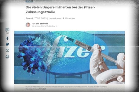 Articolo di fuoco del famoso quotidiano WELT: “Il vaccino Biontech / Pfizer potrebbe essere stato approvato sulla base di documentazione falsa”. Siamo finalmente alla resa dei conti?